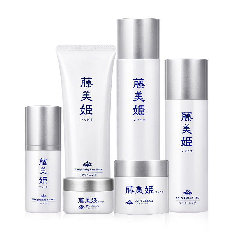 日本藤美姬薄雪草礼盒套装乳液眼霜 麦粉母婴洗浴护肤礼盒