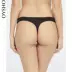 Oysho màu rắn ba mảnh đơn giản ren thấp eo thong đồ lót phụ nữ 32159564575 - G-string