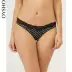 Oysho 3 dải đen dot thong đồ lót cotton mùa nữ 32195564800 - G-string shop do lot sexy G-string