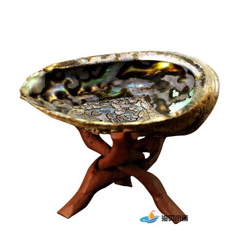 天然鲍鱼壳红鼎圣木架火鸡毛套装燃烧鼠尾草盛具特价包邮送礼品 - 图3