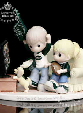 NHL蓝球冰球橄榄球陶瓷水滴娃娃