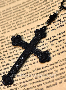 十字架项链项圈choker亚文化