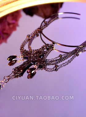 暗黑十字架链条臂环手臂装饰