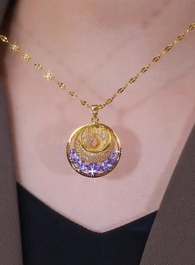 轻奢高级感猫眼石耳扣耳环2025新款超仙网红时尚百搭显脸瘦耳饰潮