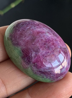 天然红绿宝水滴吊坠毛衣链