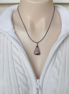 碧玺吊坠充填西瓜小巧可爱