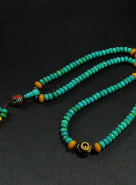 佛珠手串多圈毛衣链优化绿松石