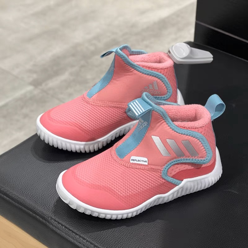 Adidas/阿迪达斯 女童 大童运动中帮雪地靴 冬季加绒童鞋 FZ5044