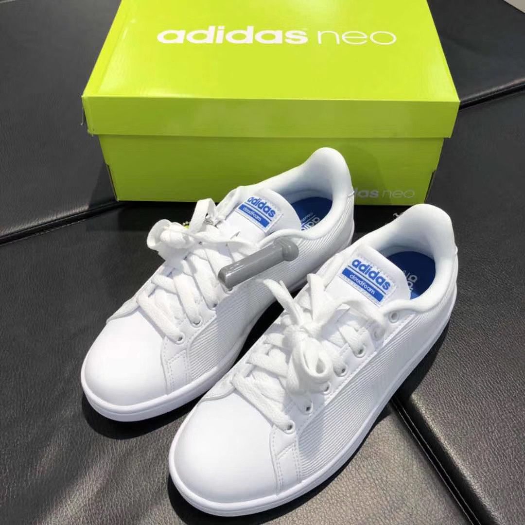 Adidas/阿迪达斯正品NEO男子Cloudfoam低帮休闲运动鞋 AW3919 - 图0