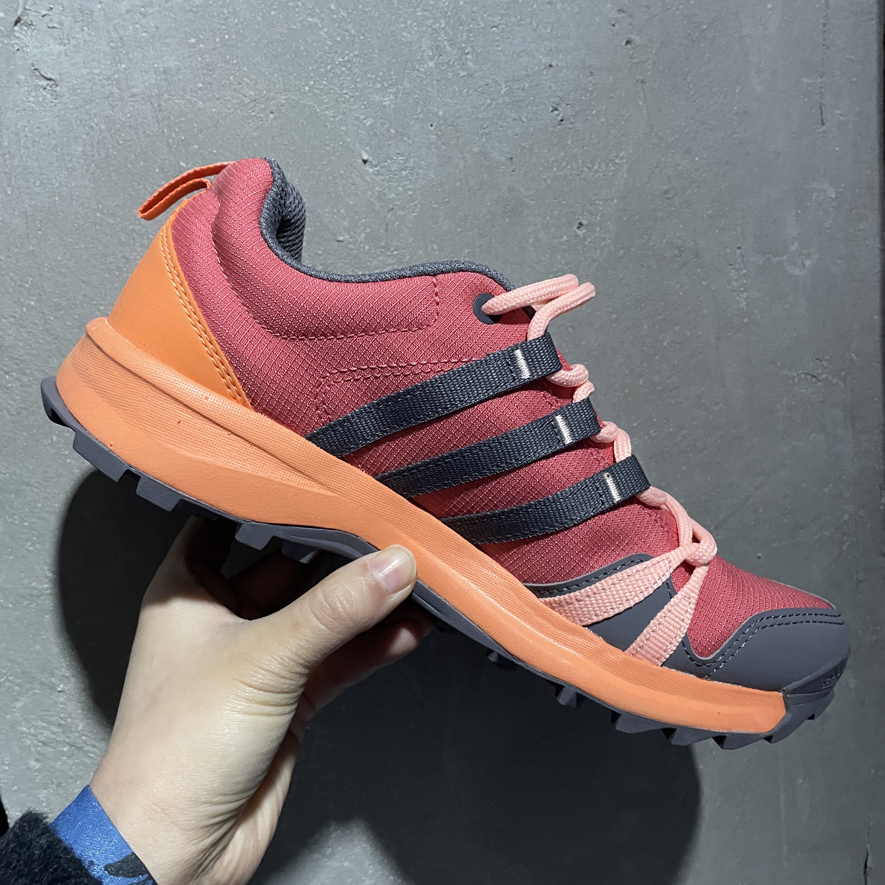 adidas Tracerocker Trail Tactile 防滑户外运动登山女鞋BB5440 - 图0