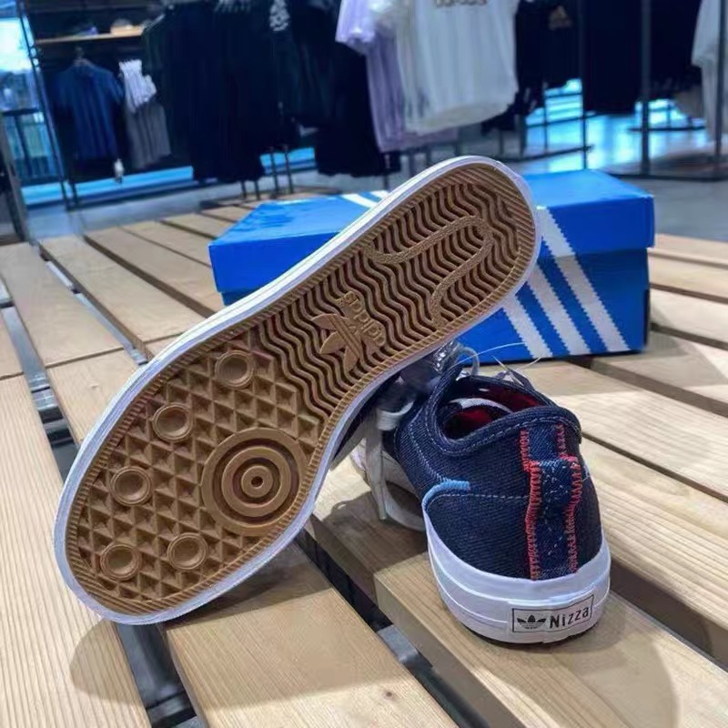 adidas阿迪达斯三叶草男女Nizza RF低帮帆布透气运动休闲鞋H67291 - 图1