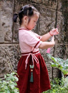 刺绣蝴蝶茶服配饰汉服腰间挂件
