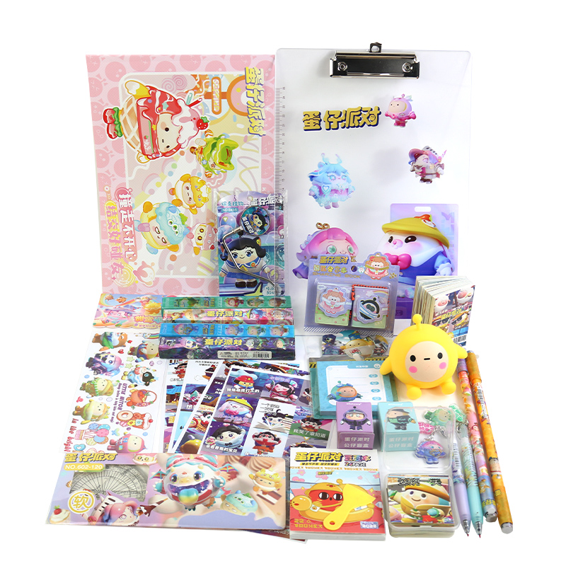 蛋仔派对文具套装大礼包男女孩学生学习用品开学六一儿童生日礼物 - 图3