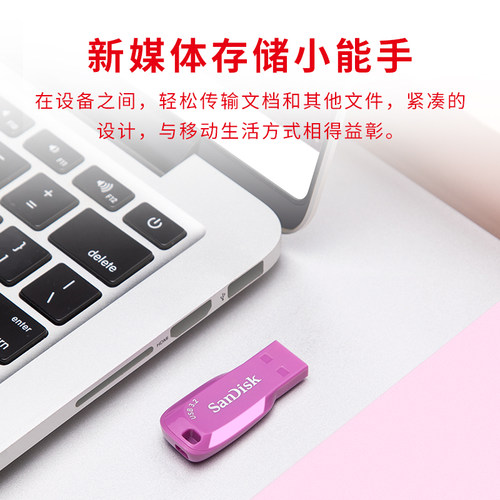 Sandisk闪迪U盘32G/64G/128G高速USB3.2闪存盘CZ410 - 图2