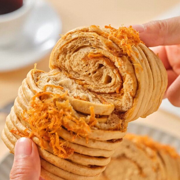 盒马工坊 红糖肉松花卷160g2个