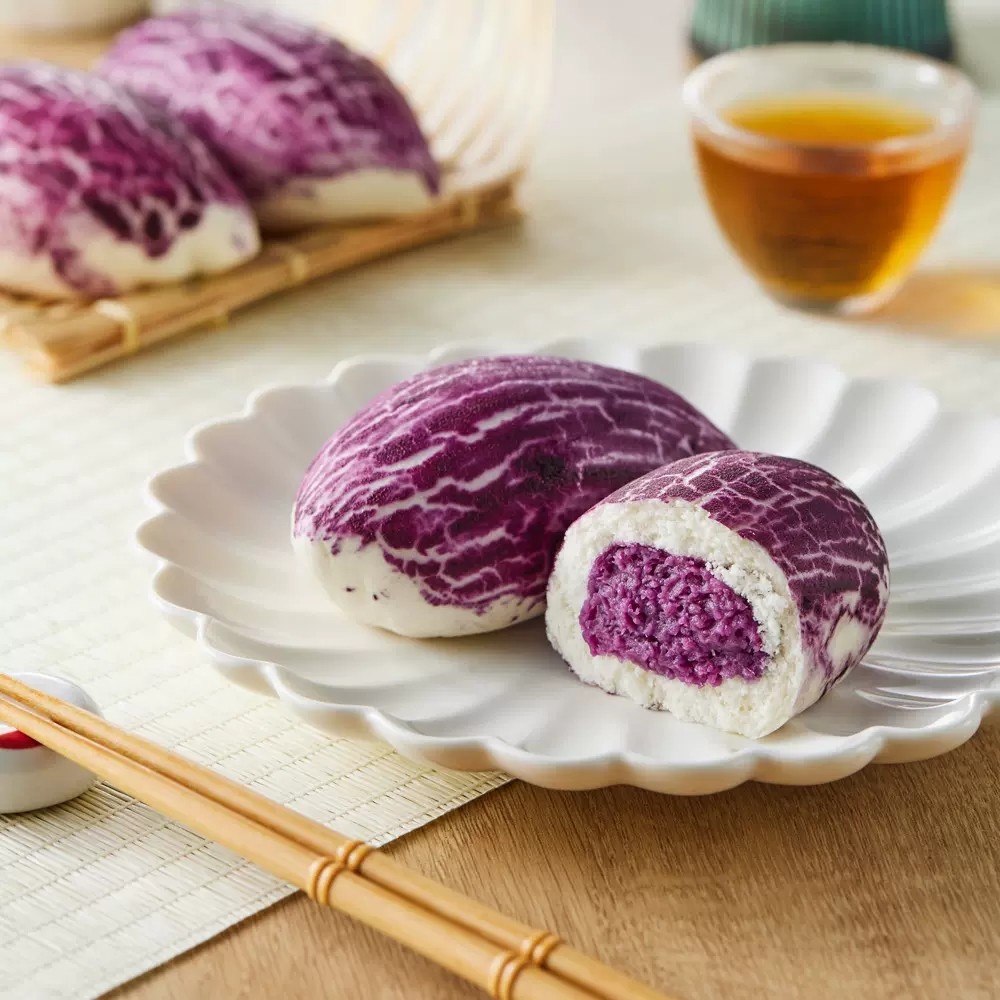 盒马工坊 手作紫薯奶香馒头300g