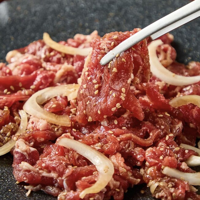 盒马工坊代购首尔甜酱风味烤牛肉260g东京炭烤风味烧牛肉260g