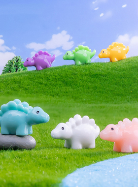 微景观创意可爱小动物实色变色龙 DIY装饰品园艺造景桌面树脂摆件