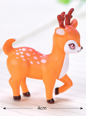 可爱风卡通动物小鹿树脂工艺品