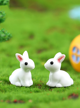 可爱风卡通动物盆栽树脂工艺品