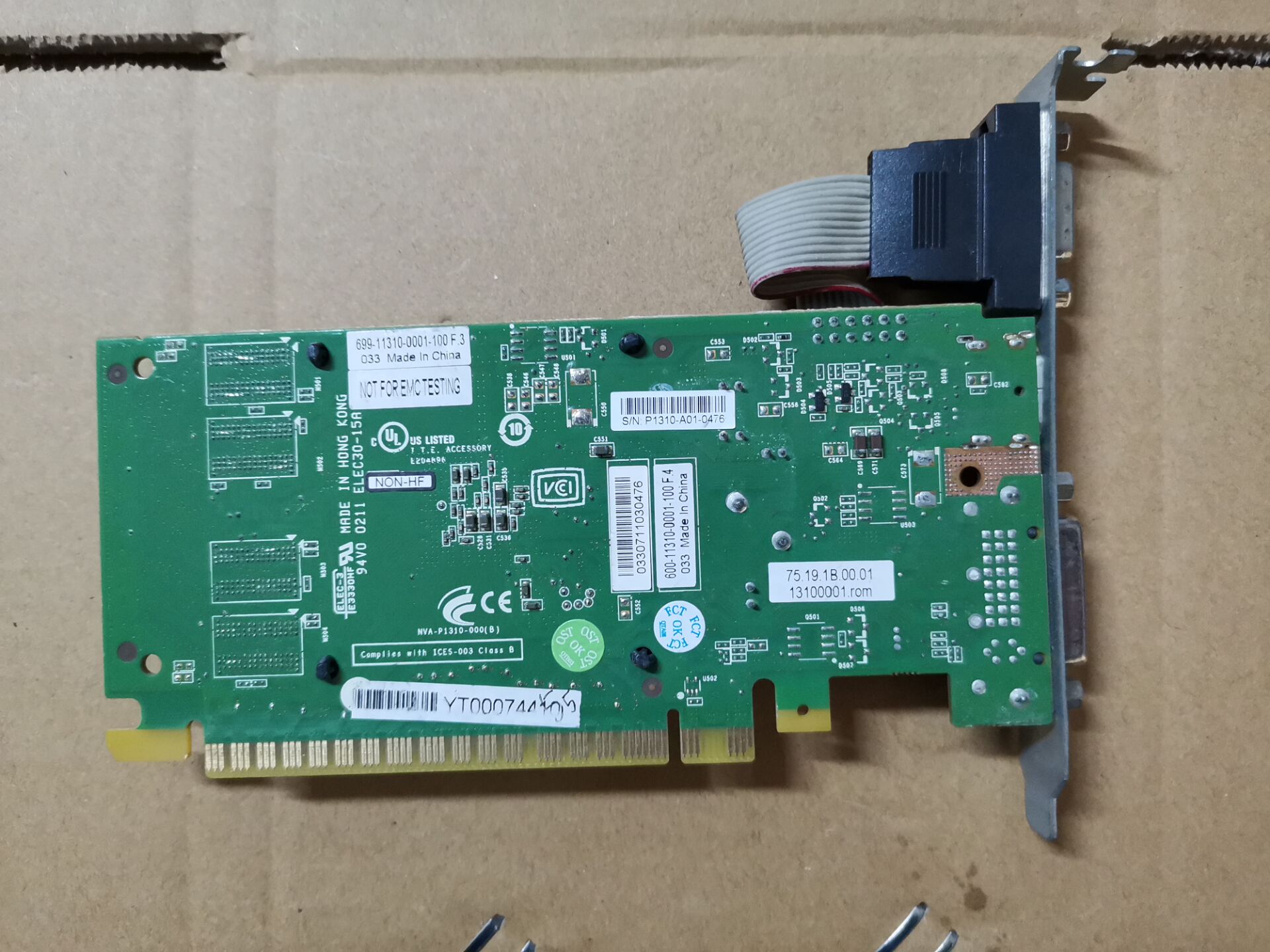 原装HP GT 520  GT620 1GB DDR3 PCIe x16 655081-001显卡！ - 图3