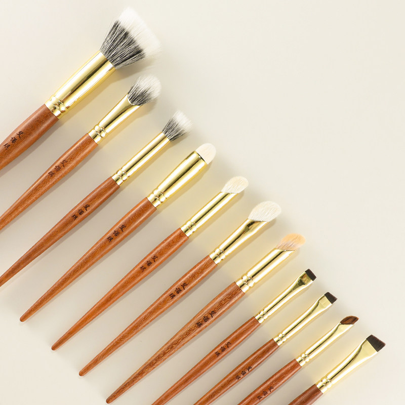 ENERGY/艾诺琪化妆刷 光橙茶9支化妆套刷点彩刷眼线刷眼影鼻影刷,淘宝优惠券,粉丝福利购,淘宝优惠卷