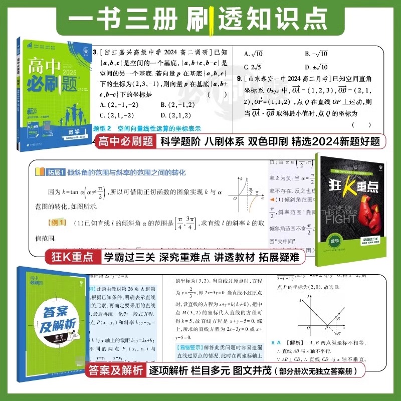 2025版高中必刷题高一高二高三语文数学英语物理化学生物政治历史地理必修选择性必修理想树教材同步训练练习 辅导资料书 - 图1