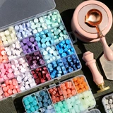 Огненная краска воска зерна жемчужного света смешанного цвета ретро уплотнение