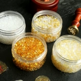 Гранулы огненной краски «Слезы русалки» 50 г Янтарные слезы русалки Гранулы огненной краски Гранулы уплотнительного воска Прозрачные гранулы огненной краски без воска