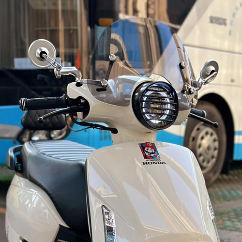适用F125本田NS125LA后视镜150aura手把镜ns150la反光镜巧格i改装 - 图2