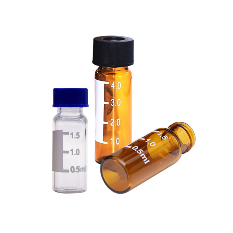 1.5ml/2ml透明/棕色色谱气相 液相 安捷伦进样瓶 色谱瓶 样品瓶 顶空瓶 特氟龙垫片 含盖垫