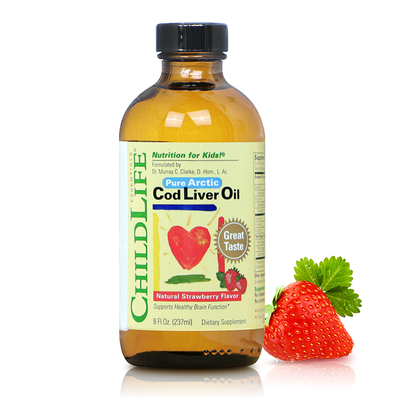 朵朵云五金冠母婴店保税区童年时光CHILDLIFE宝宝dha鱼肝油237ml 婴儿童鱼油挪威小鱼3