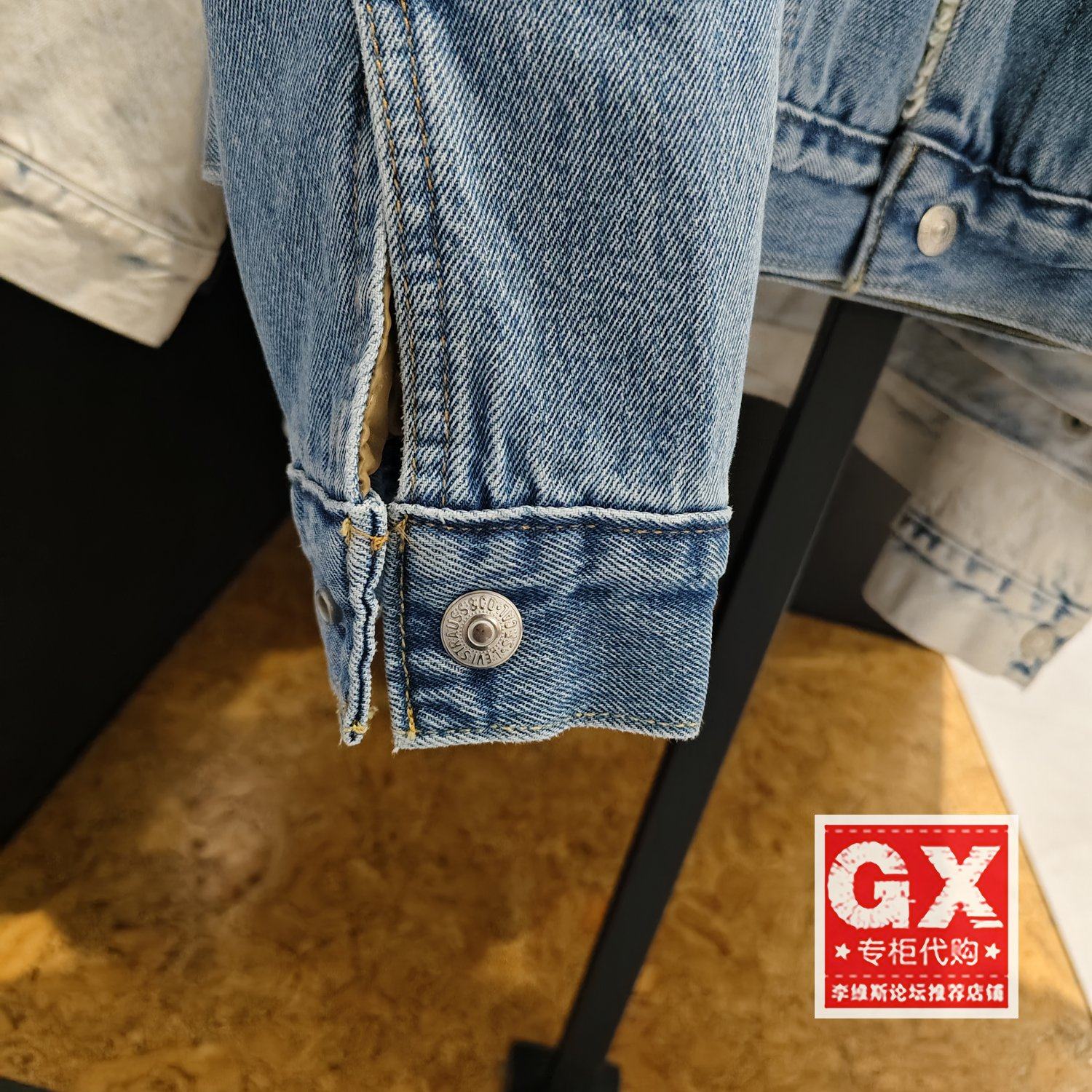 levis李维斯弗兰克男仿羊羔绒保暖中蓝牛仔夹克外套16365-0287,淘宝优惠券,粉丝福利购,淘宝优惠卷