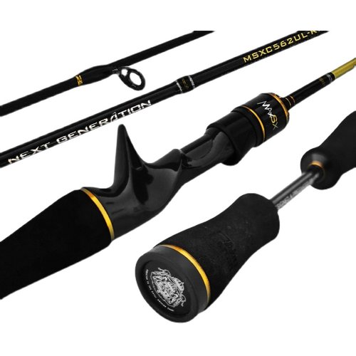 阿布maxsx路亚竿官方正品25款魄马仕泛用远投直柄枪柄金色微物竿 - 图3