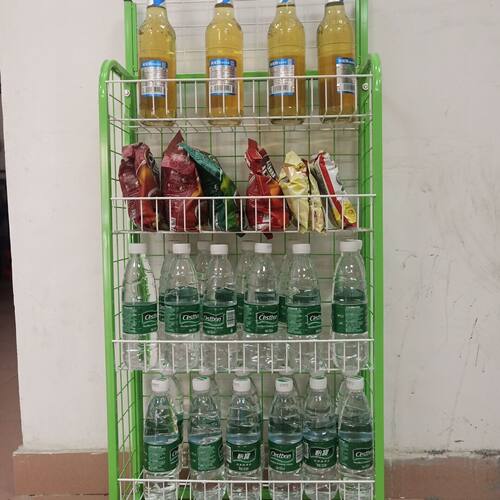 超市零食小货架槟榔面包展示架便利店收银台小架子小食品饮料展架 - 图1