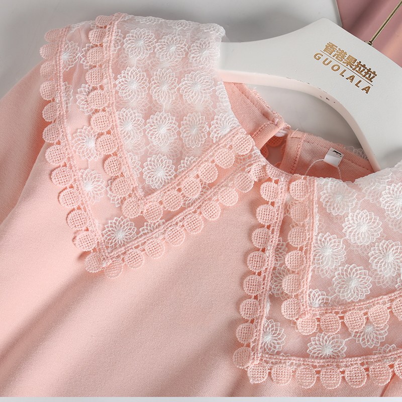 女童秋季衣服娃娃领打底衫加绒加厚春秋款纯棉内搭长袖t恤上衣冬,淘宝优惠券,粉丝福利购,淘宝优惠卷