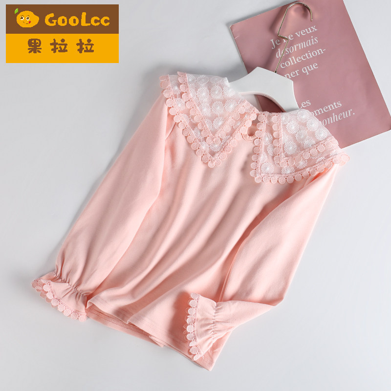 女童秋季衣服娃娃领打底衫加绒加厚春秋款纯棉内搭长袖t恤上衣冬,淘宝优惠券,粉丝福利购,淘宝优惠卷