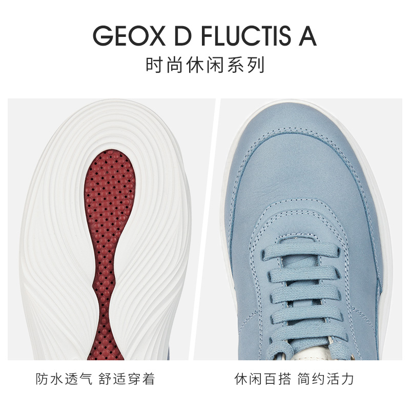 GEOX杰欧适女鞋运动舒适时尚休闲鞋FLUCTIS D35TDA-图3