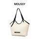 MOUSSY 2026 Summer New Commuting Style Simple Contrast Color Adjustable Shoulder Bag 028JSA56-1020