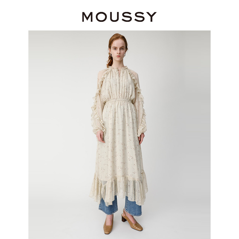 【欧阳娜娜爆款回归】MOUSSY 夏季新品度假连衣裙028GAH30-6140 - 图1