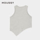 STUDIOWEAR x MOUSSY spring new product contrasting color geometric print vest 028ISA90-3401