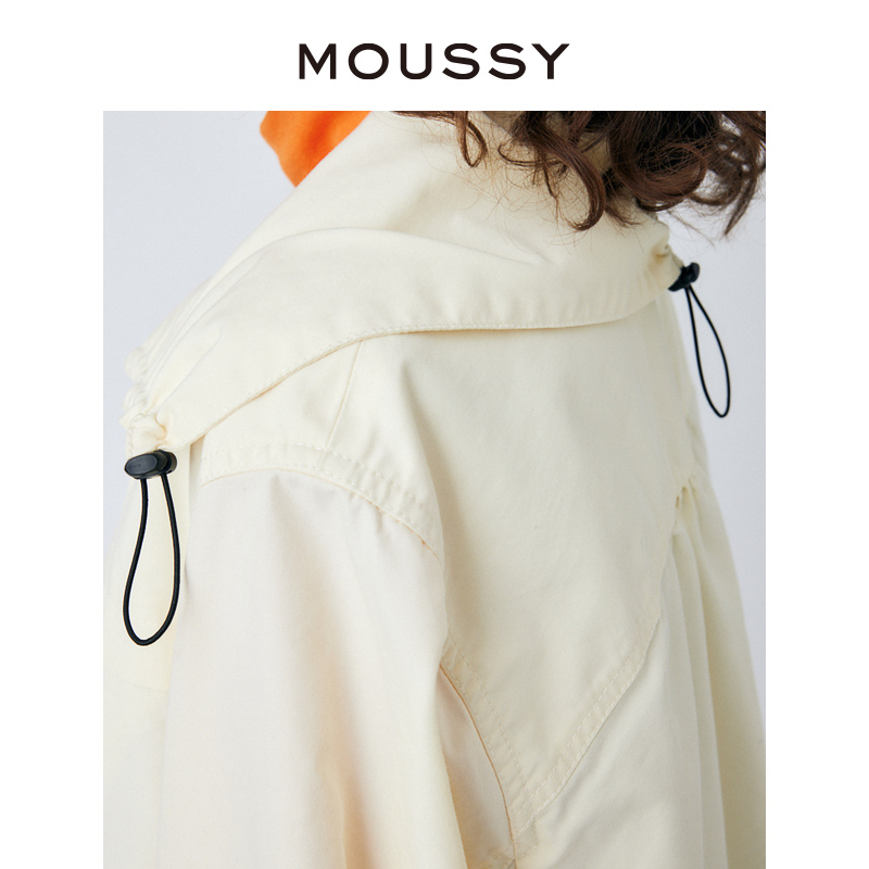 MOUSSY 可拆卸内胆抽绳设计休闲外套010GSW30-0140 - 图3