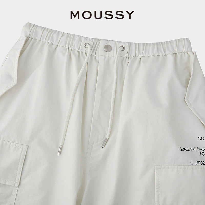 MOUSSY 2024夏季新品高街机能运动风工装裤休闲裤女028HSA30-0691 - 图2