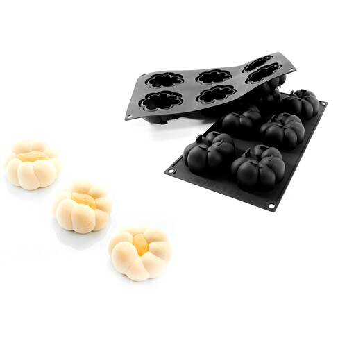 爱百巧 新品 Cotton棉花甜品慕斯硅胶模具 6连云朵法式西点模茶歇 - 图3