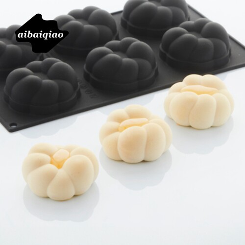 爱百巧 新品 Cotton棉花甜品慕斯硅胶模具 6连云朵法式西点模茶歇 - 图1