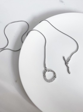 KITSH极简个性通勤圆环OT项链