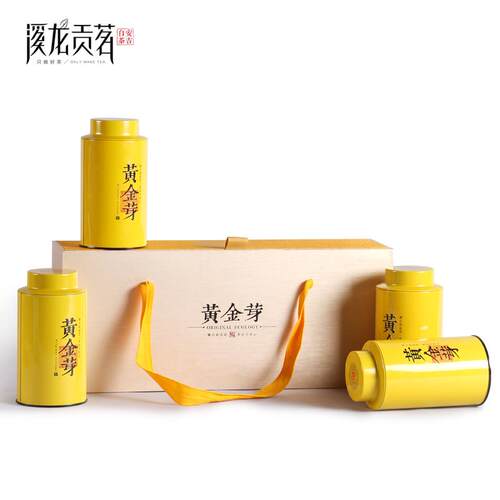 安吉白茶2026年新茶明前一级黄金芽250g礼盒装黄金叶送礼白茶茶叶 - 图0