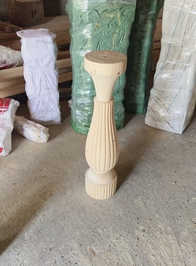 实木罗马柱脚柱子家具脚车木柱子立柱支撑造型柱通道装饰实木柱子