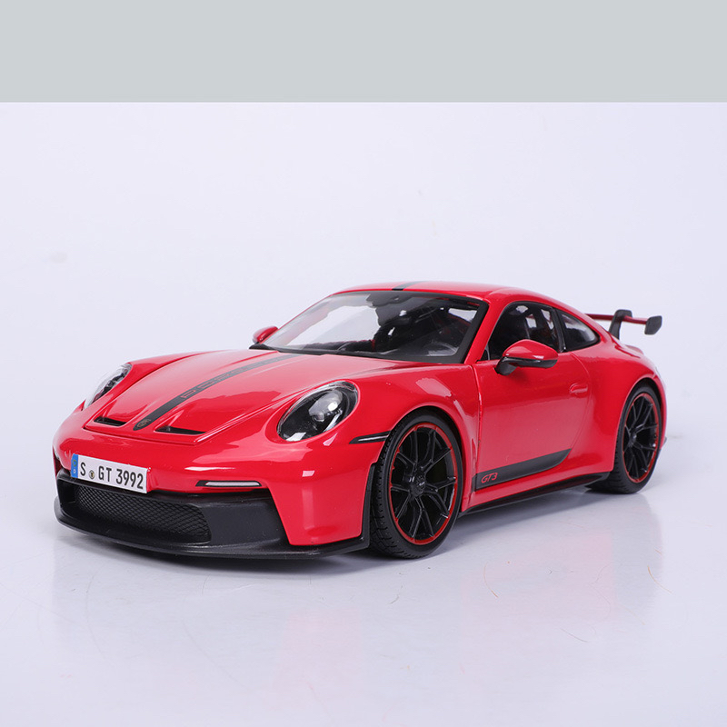 美驰图正版授权1:18保时捷911GT3兰博基尼雷文顿仿真合金汽车模型-图2