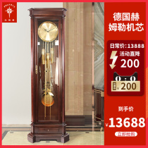 Arctic star Living room Chinese solid wood landing bell retro mechanical Eurostyle large seat bell German Hermler core clock